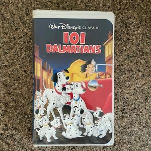 Disney Black Diamond Classic 101 Dalmations VHS movie tape